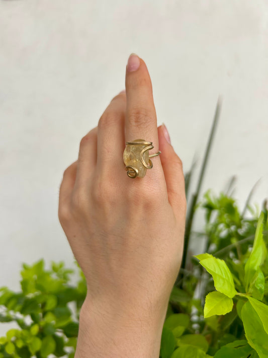 Anillo Citrino