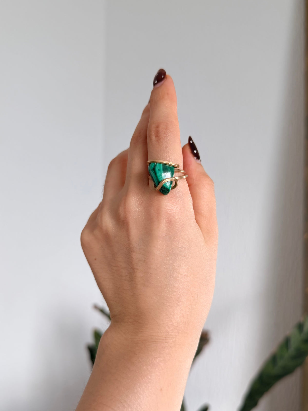 Anillo Malaquita