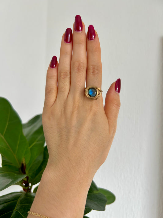 Anillo Labradorita