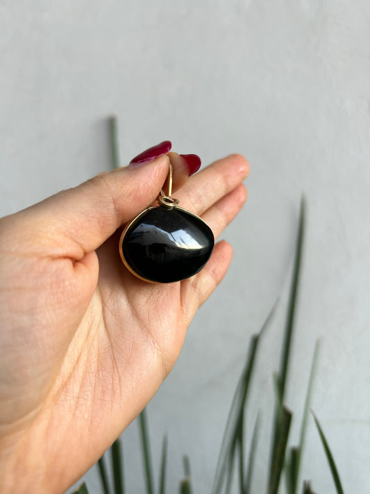 Dije Obsidiana Negra