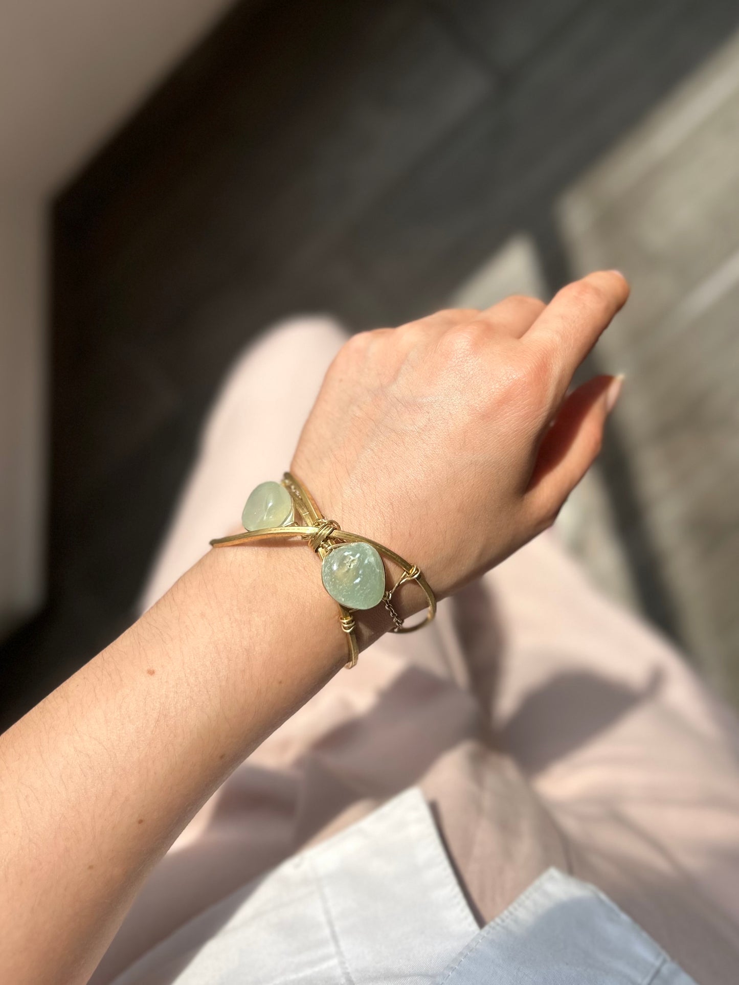 Brazalete Aguamarina