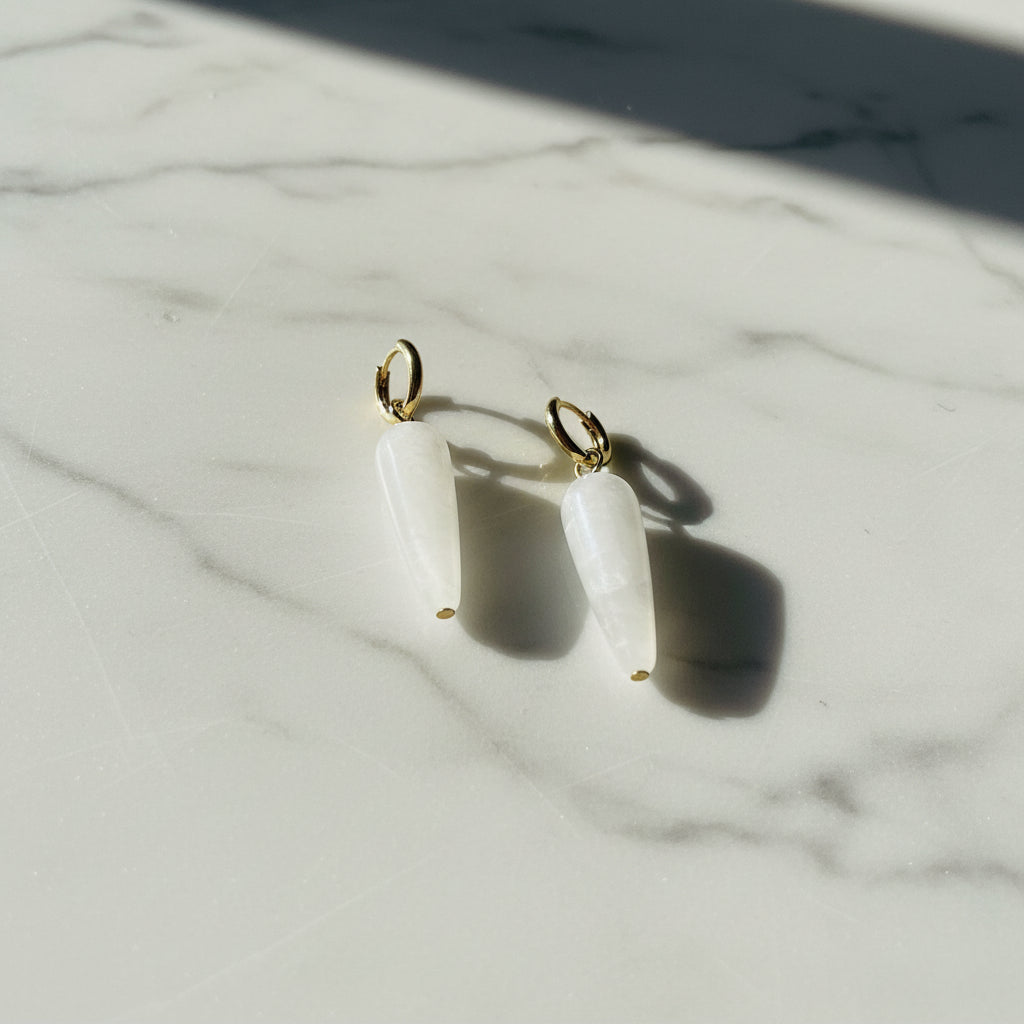 Aretes Cuarzo Transparente