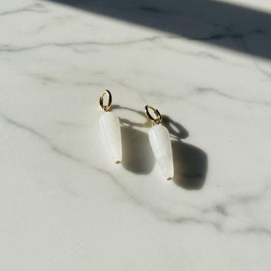 Aretes Cuarzo Transparente