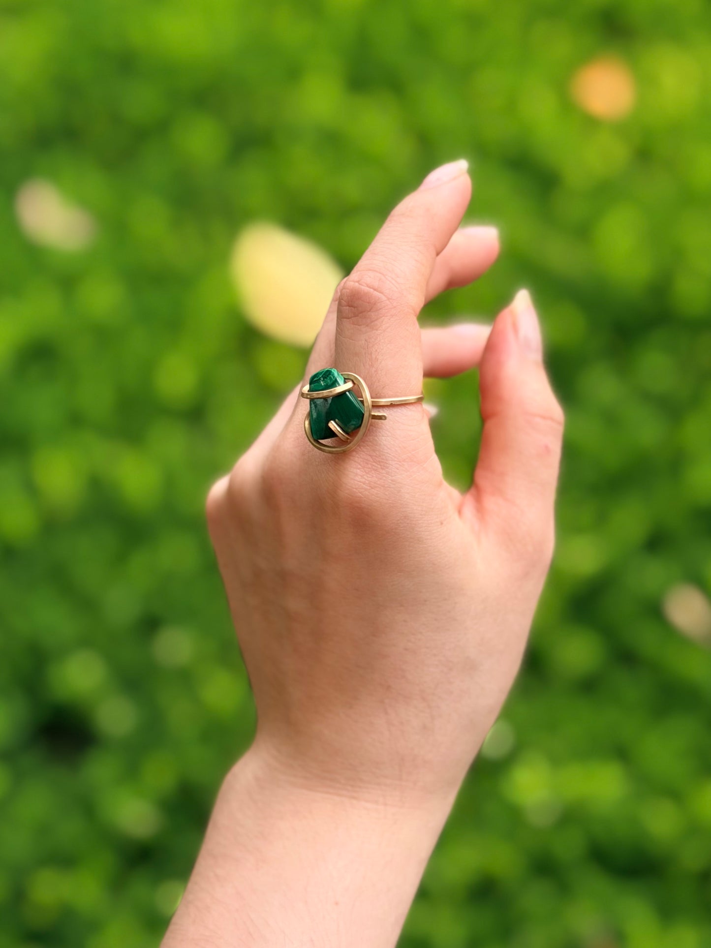 Anillo Malaquita