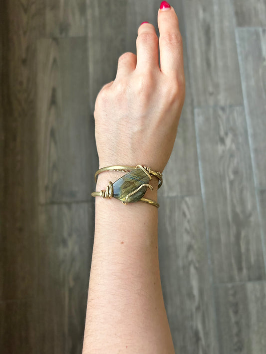 Brazalete Labradorita