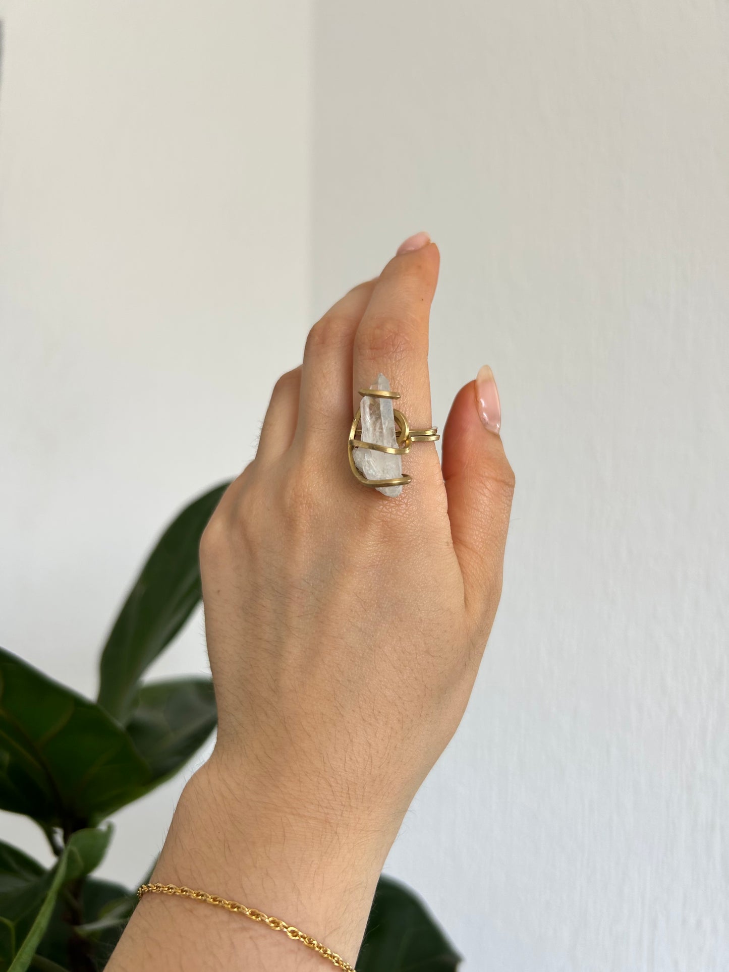 Anillo Cuarzo Transparente