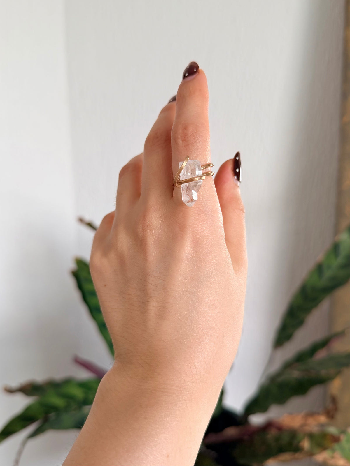 Anillo Cuarzo Transparente
