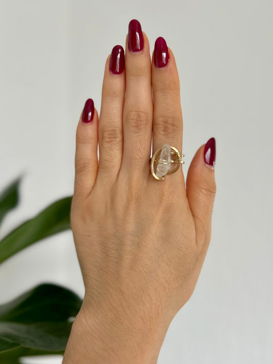 Anillo Cuarzo Transparente