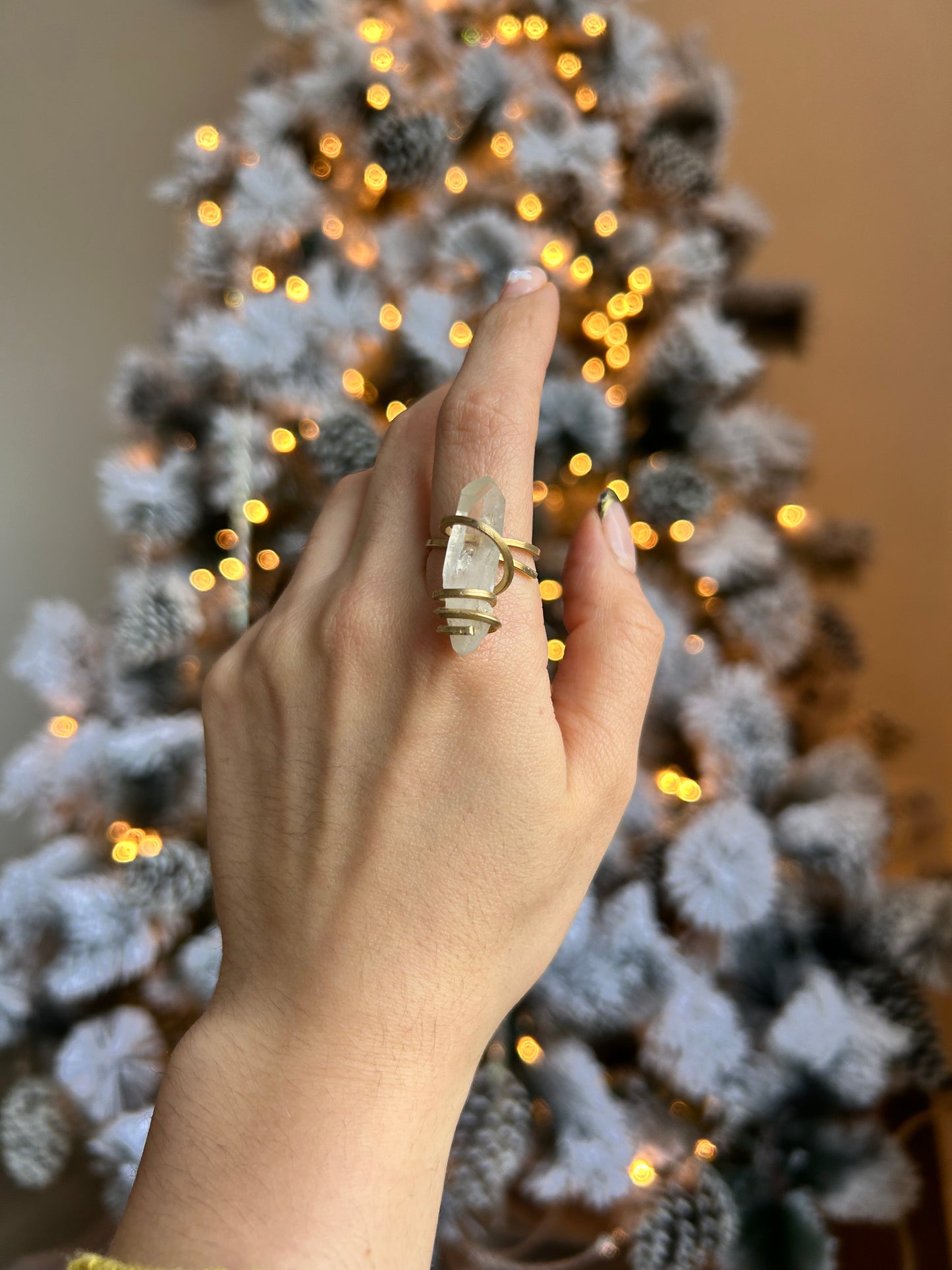 Anillo Cuarzo Transparente