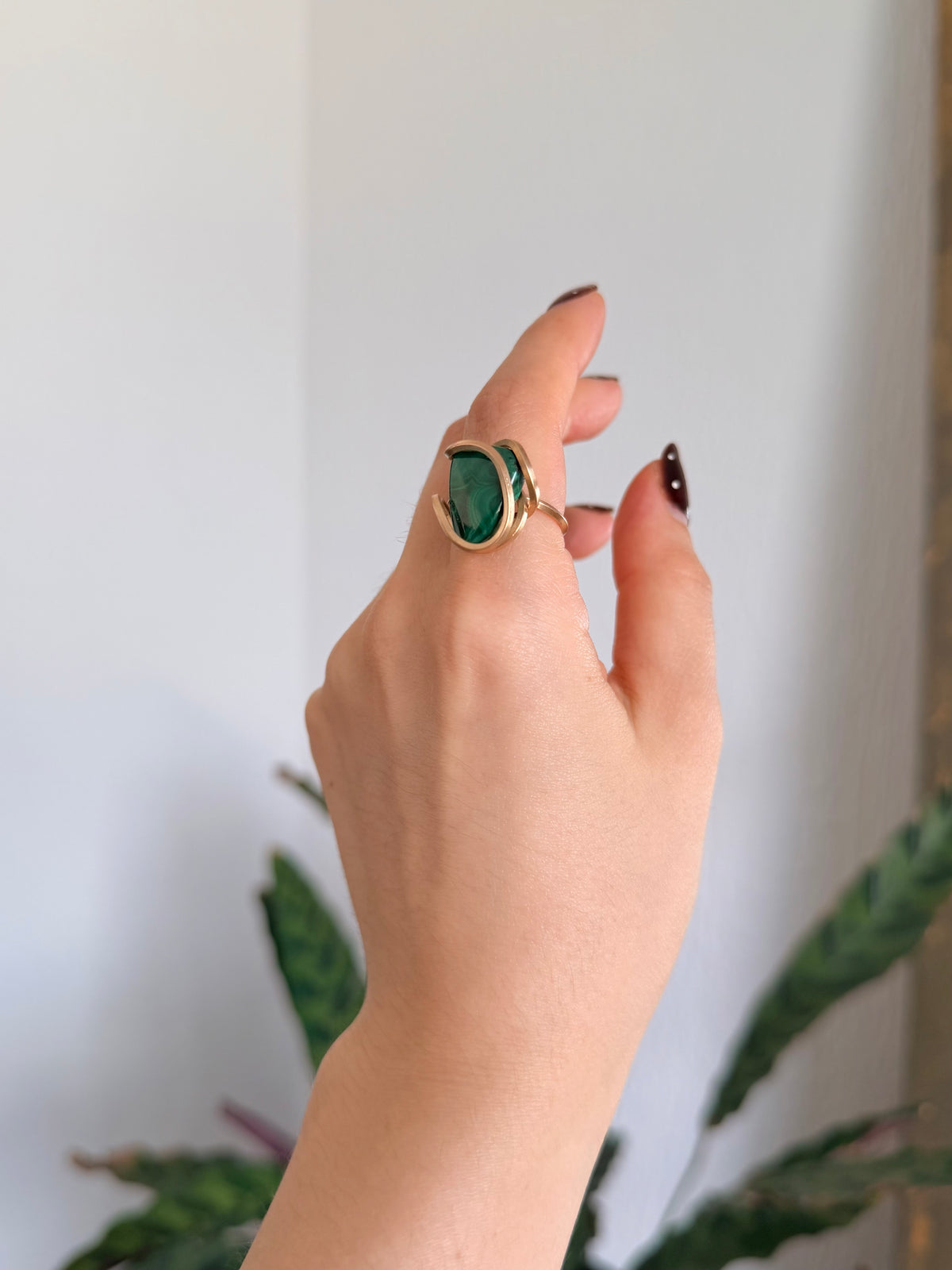 Anillo Malaquita