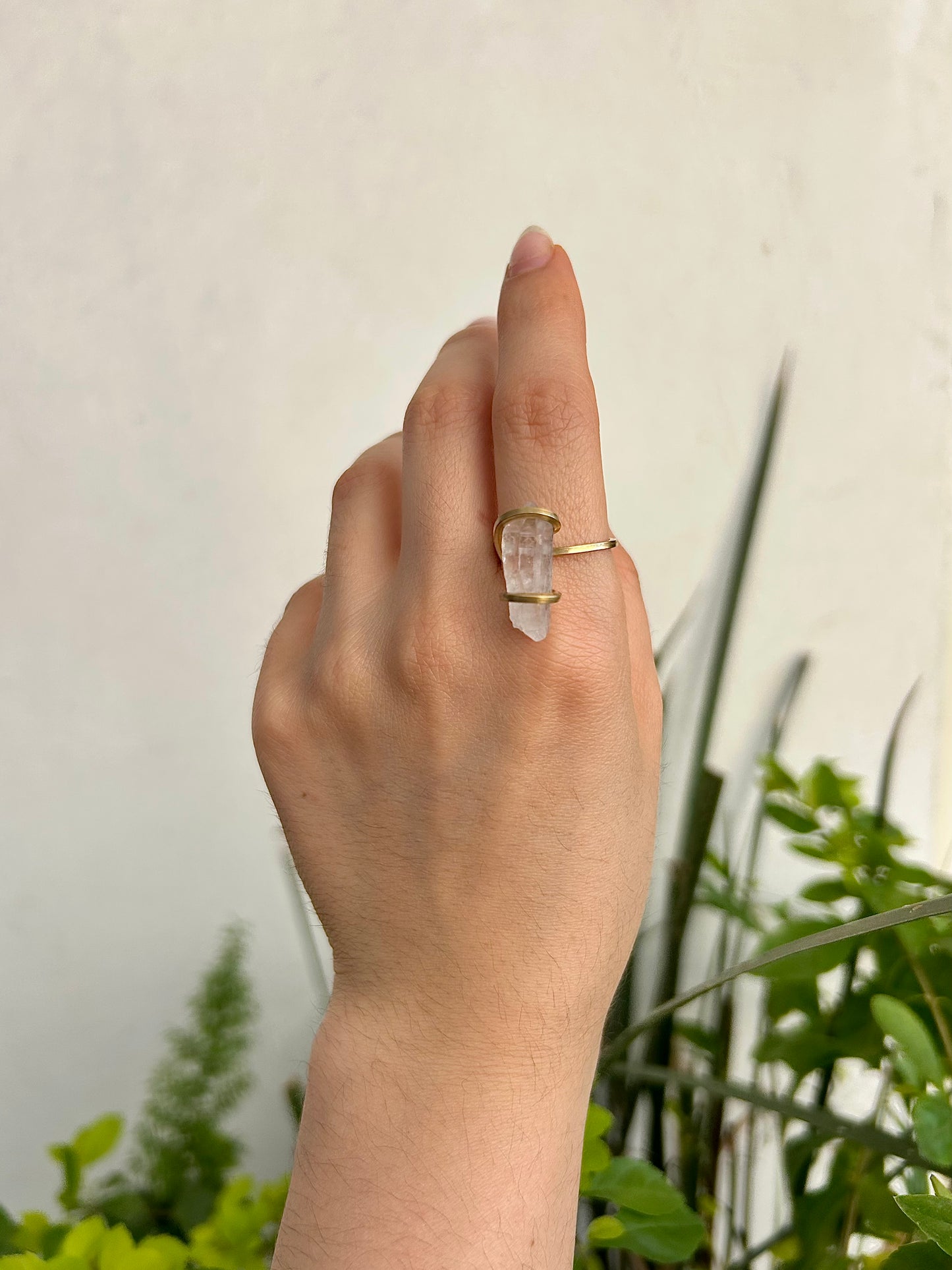 Anillo Cuarzo Transparente