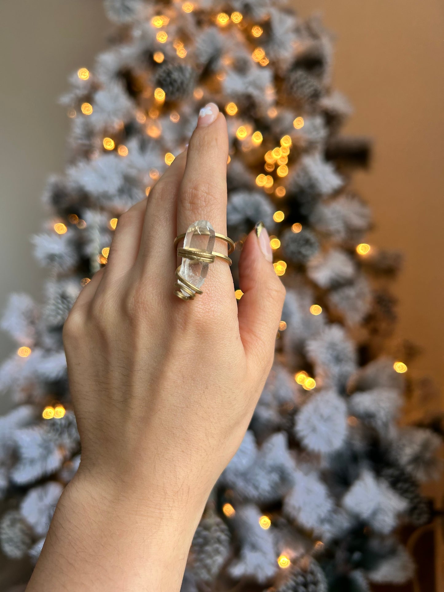 Anillo Cuarzo Transparente