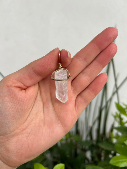 Dije Cuarzo Transparente