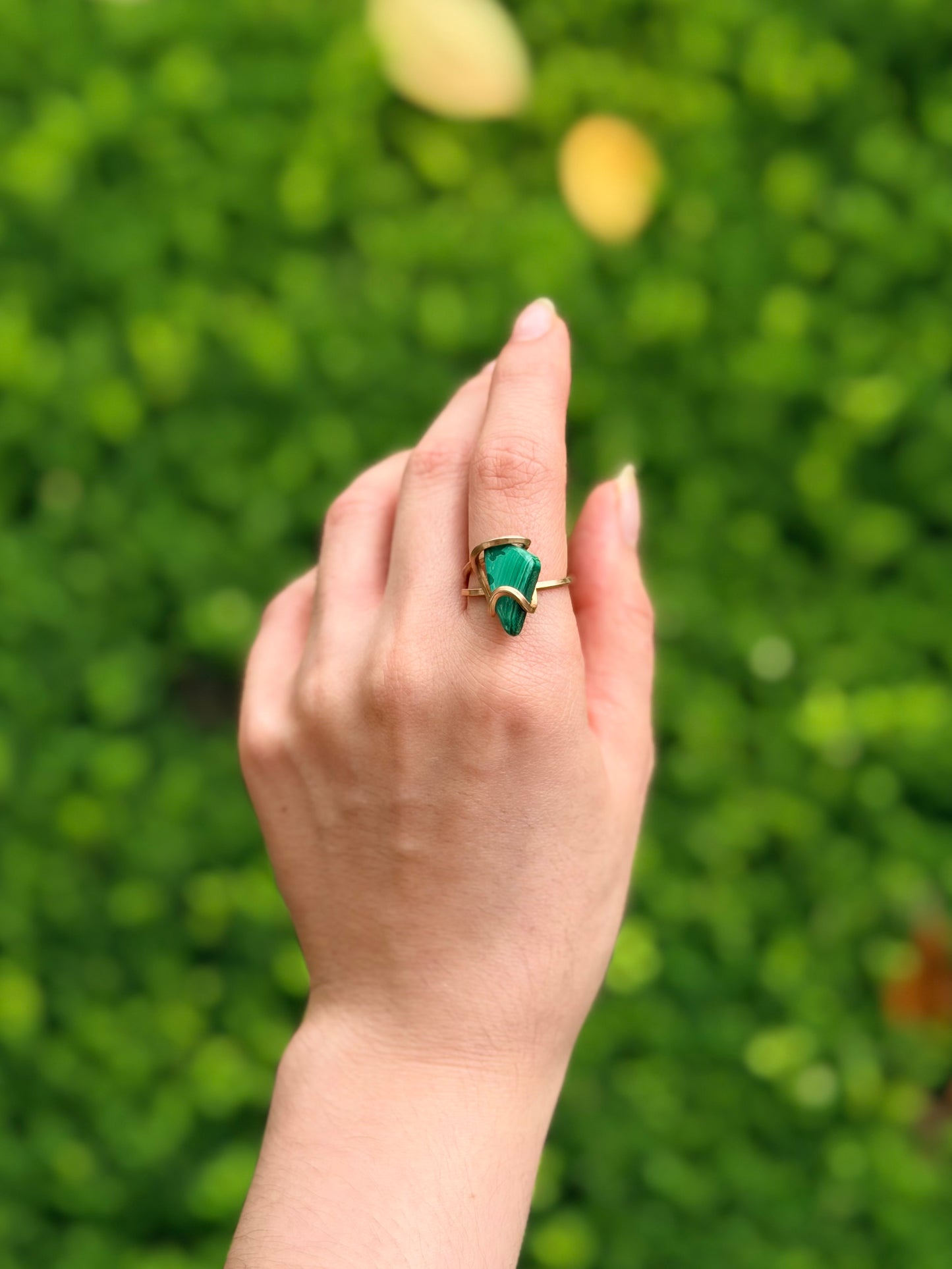 Anillo Malaquita