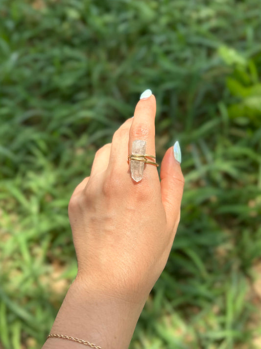 Anillo Cuarzo Transparente