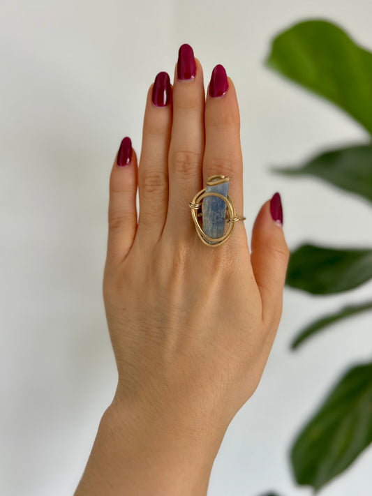 Anillo Cianita