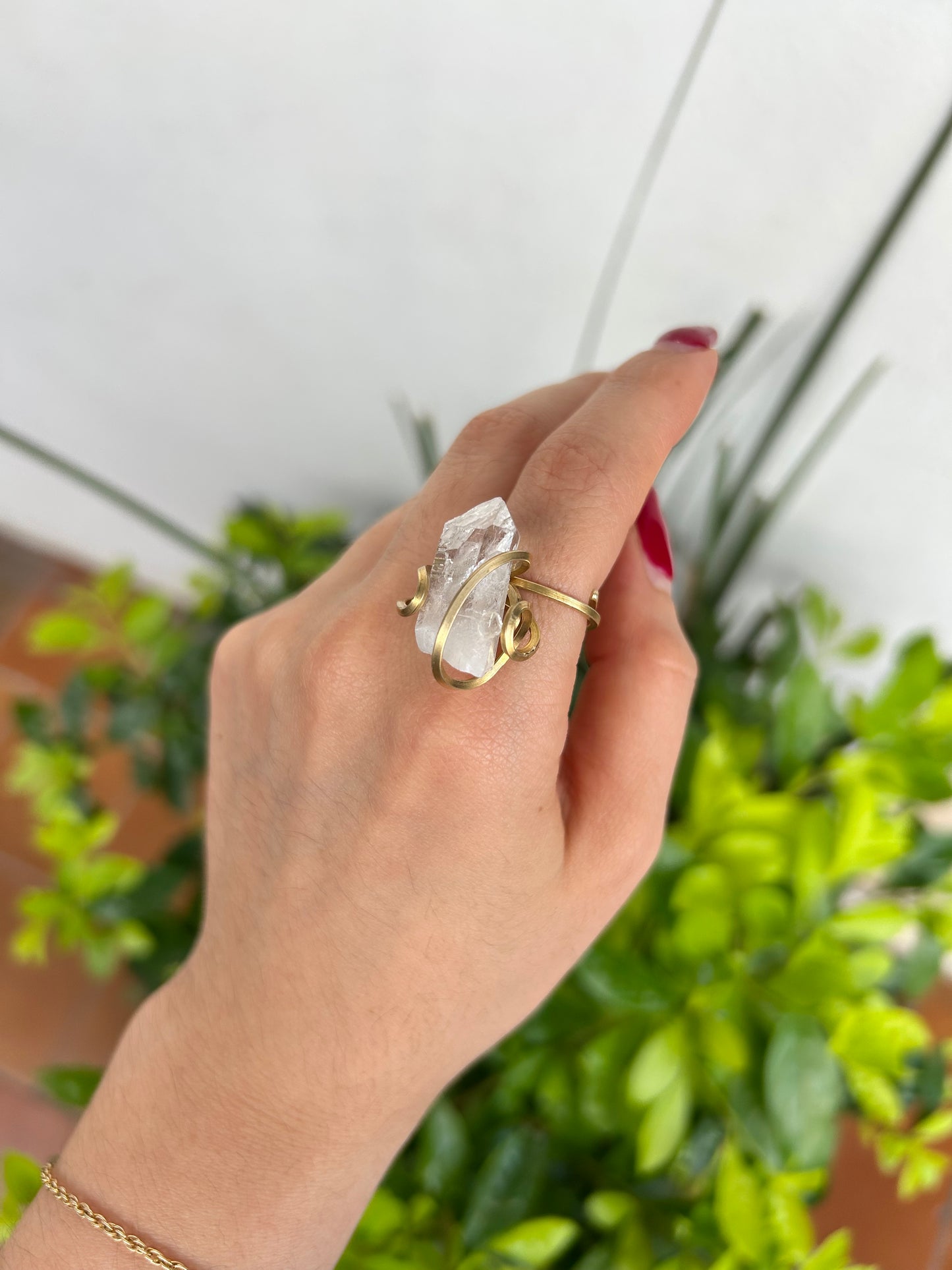 Anillo Cuarzo Transparente