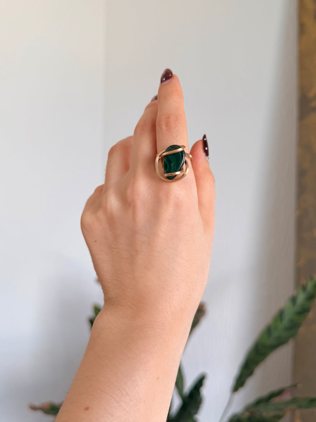 Anillo Malaquita