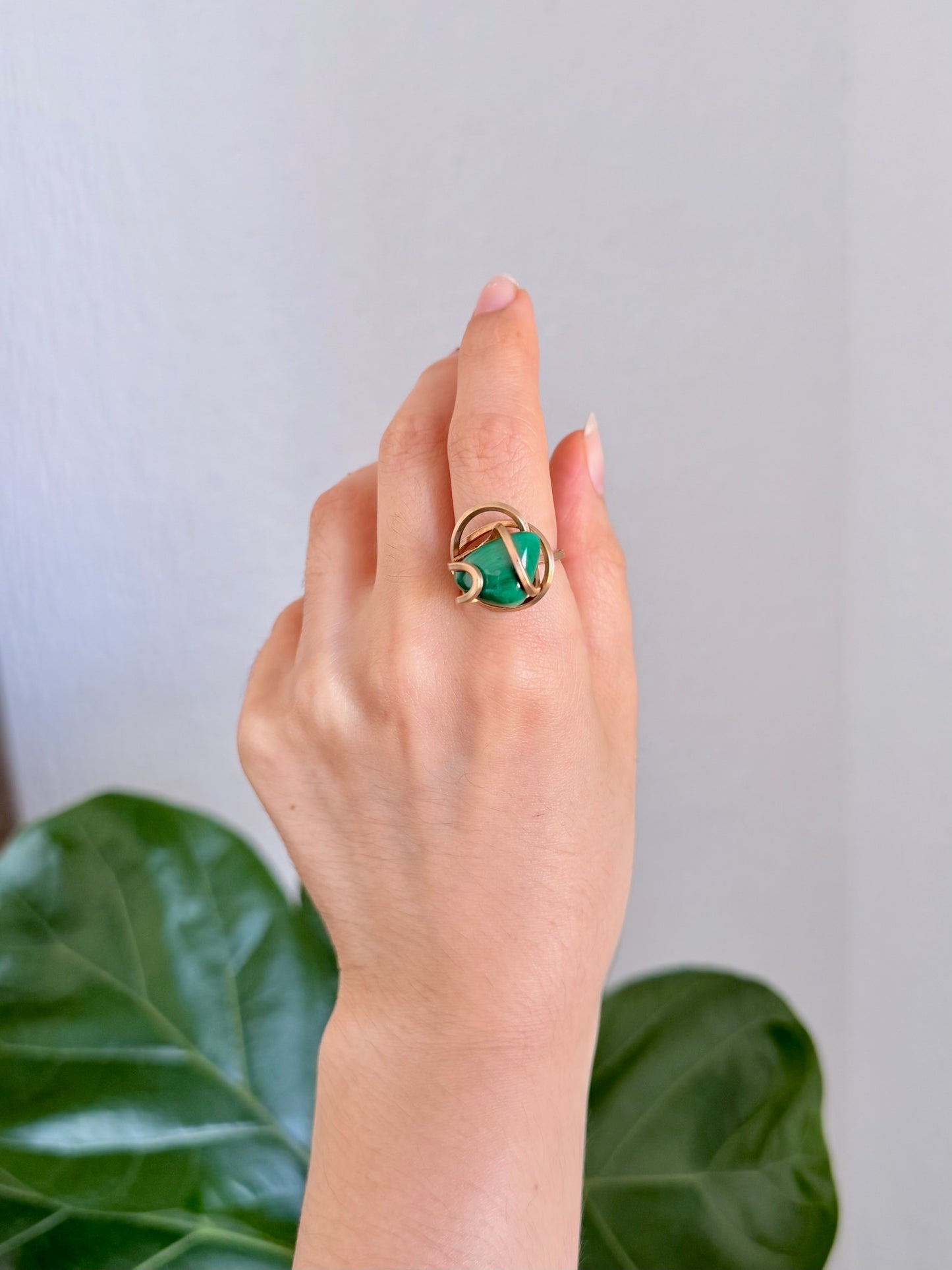 Anillo Malaquita