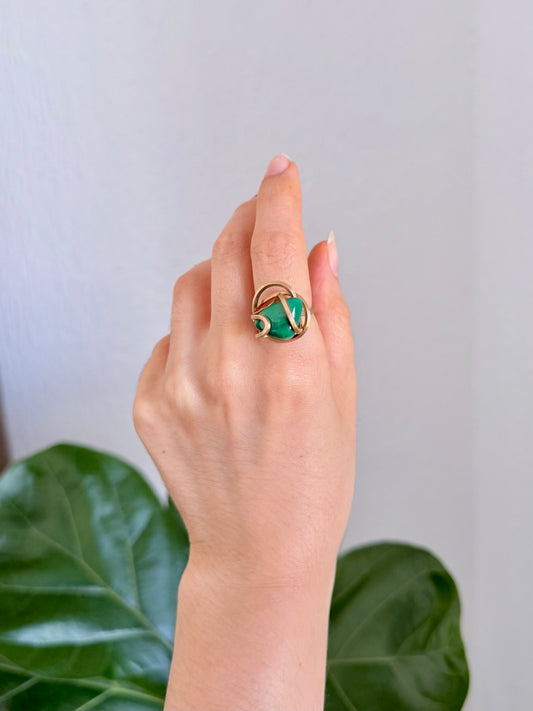 Anillo Malaquita