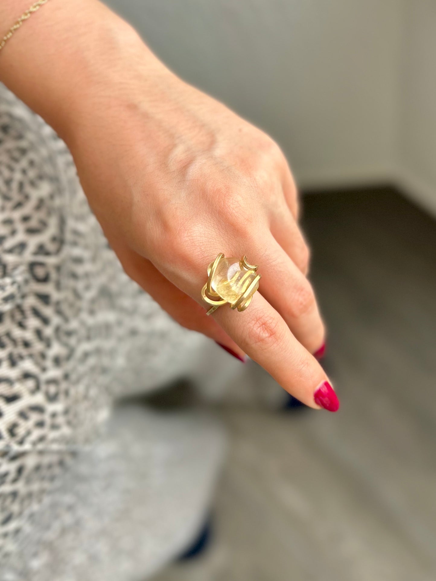 Anillo Citrino