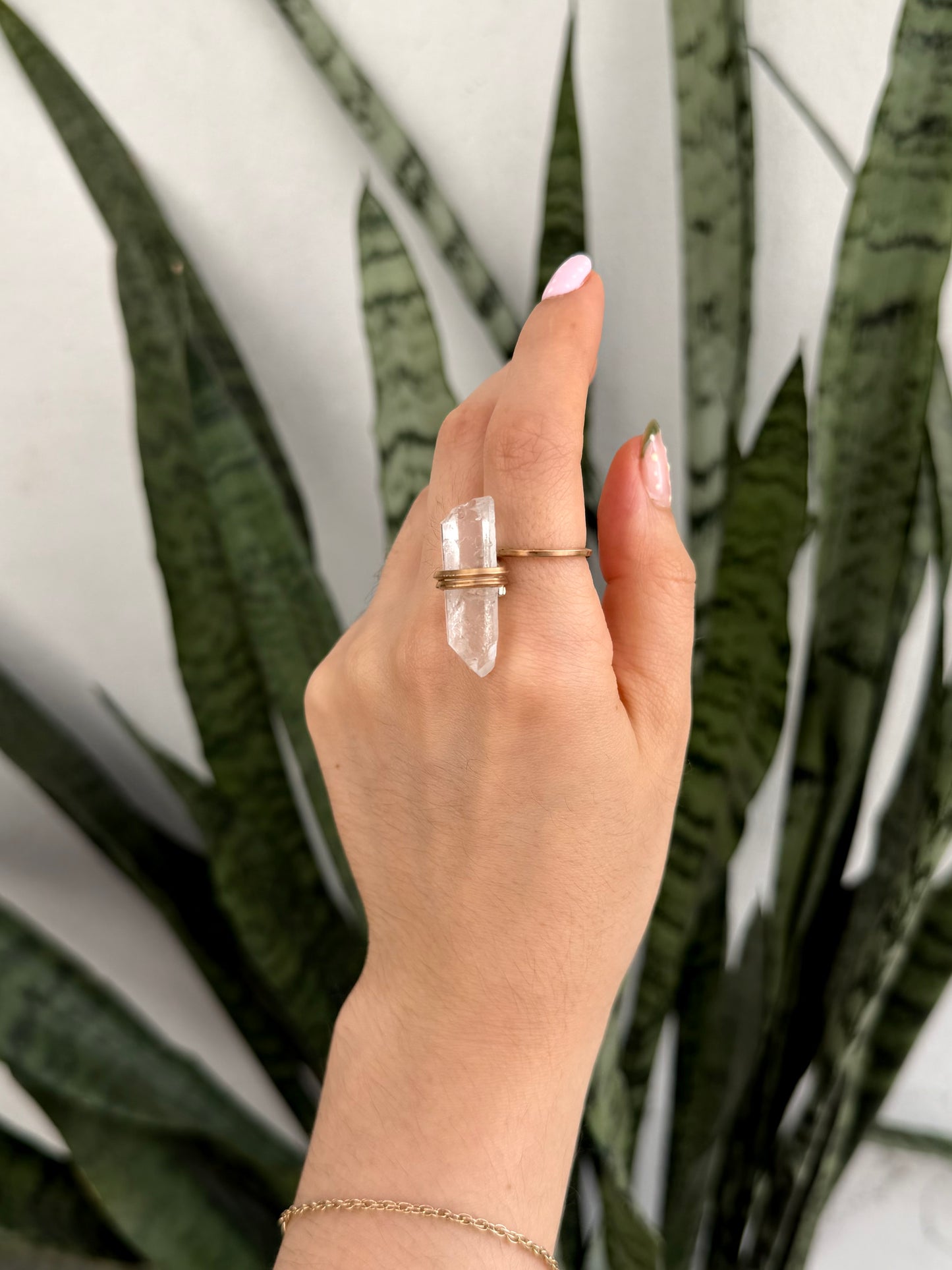 Anillo Cuarzo Transparente