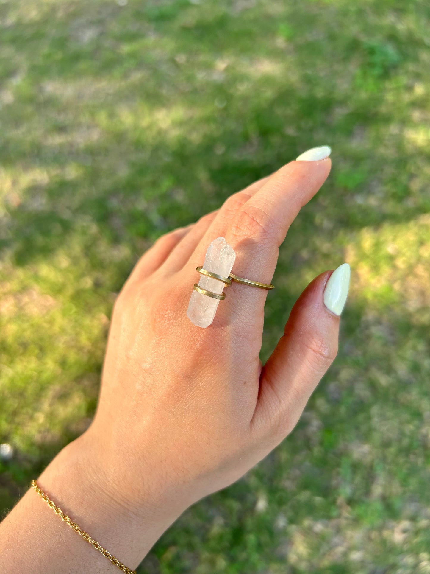 Anillo Cuarzo Transparente
