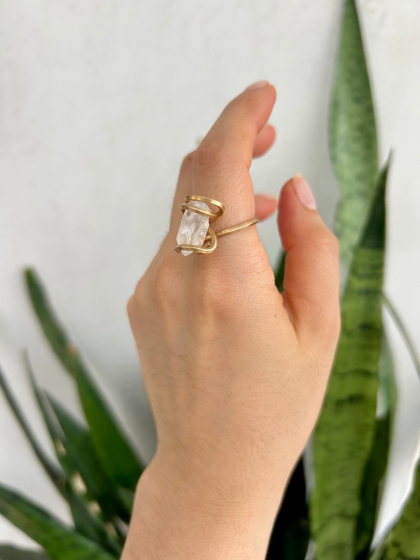 Anillo Cuarzo Transparente
