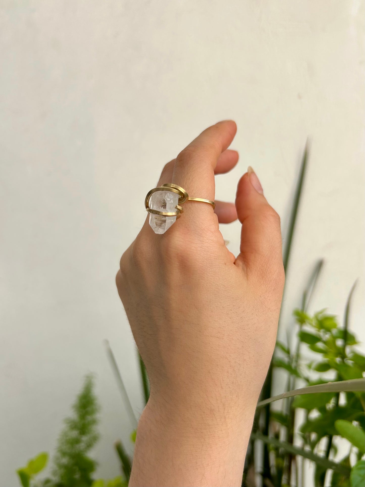 Anillo Cuarzo Transparente