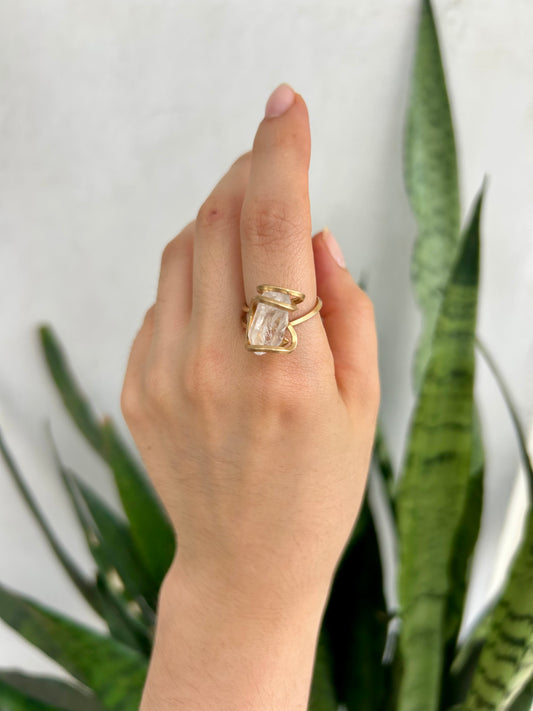 Anillo Cuarzo Transparente