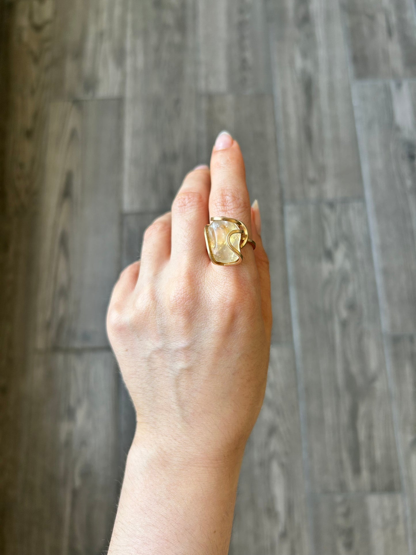 Anillo Citrino