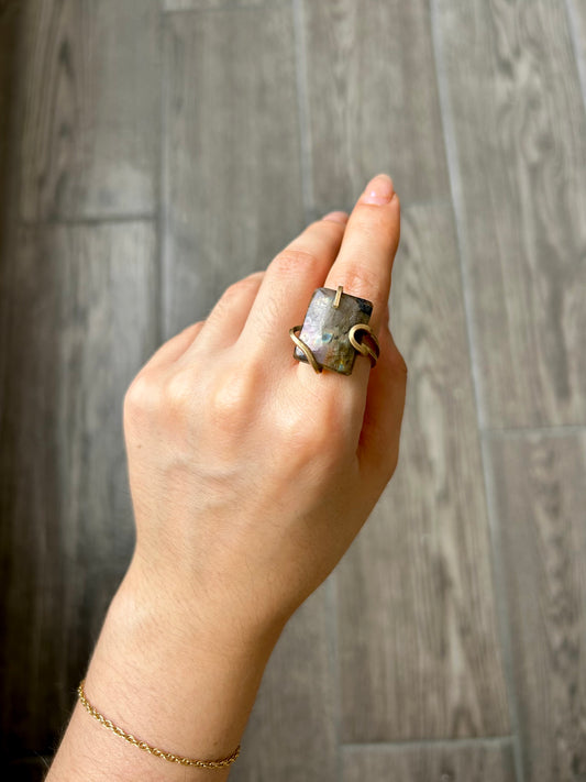 Anillo Labradorita