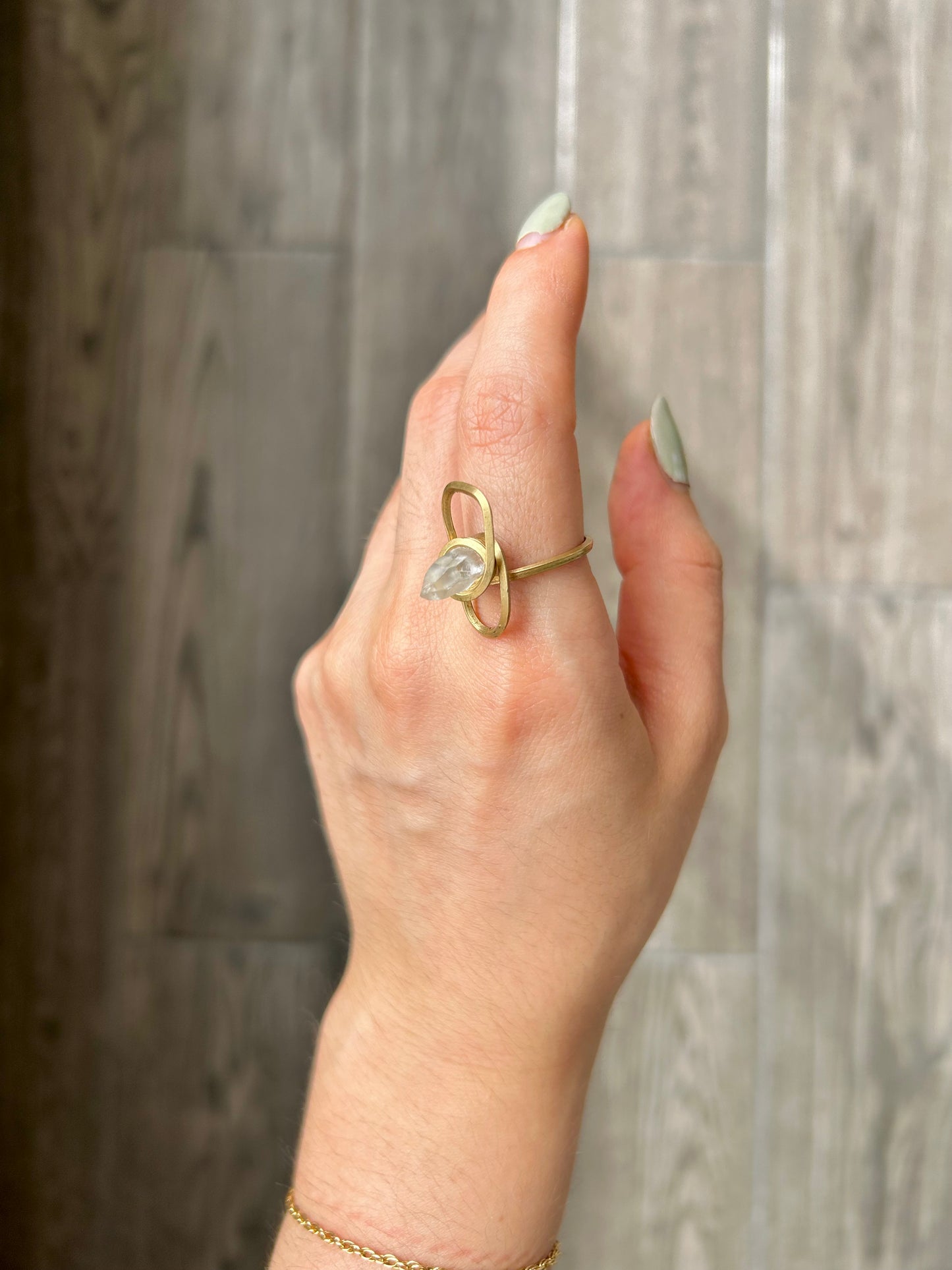 Anillo Cuarzo Transparente
