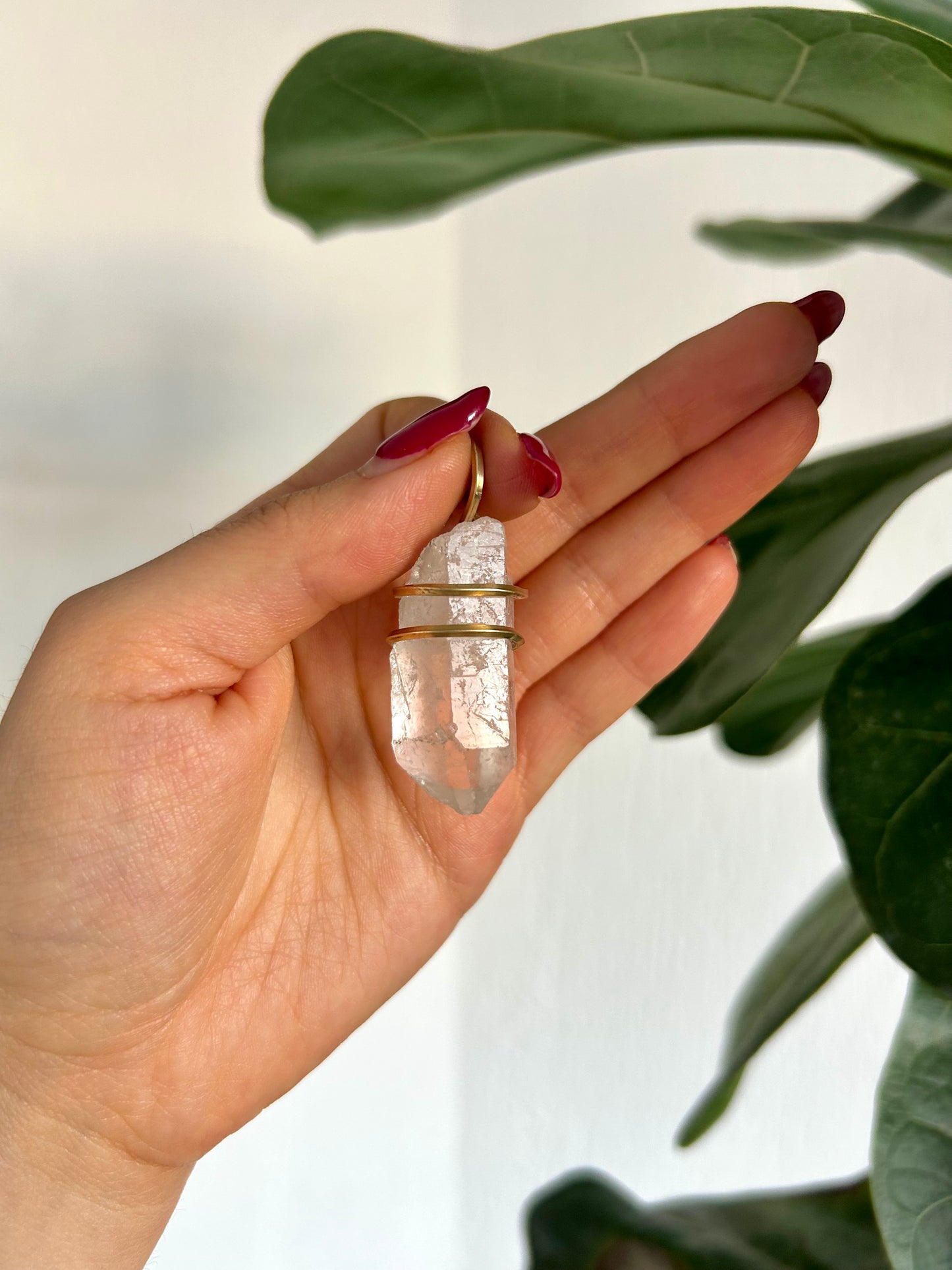 Dije Cuarzo Transparente