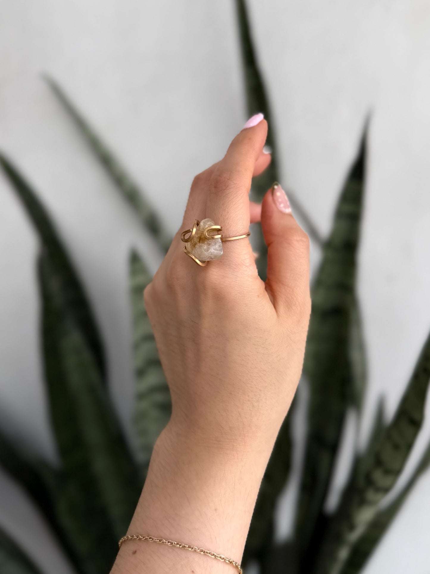 Anillo Citrino