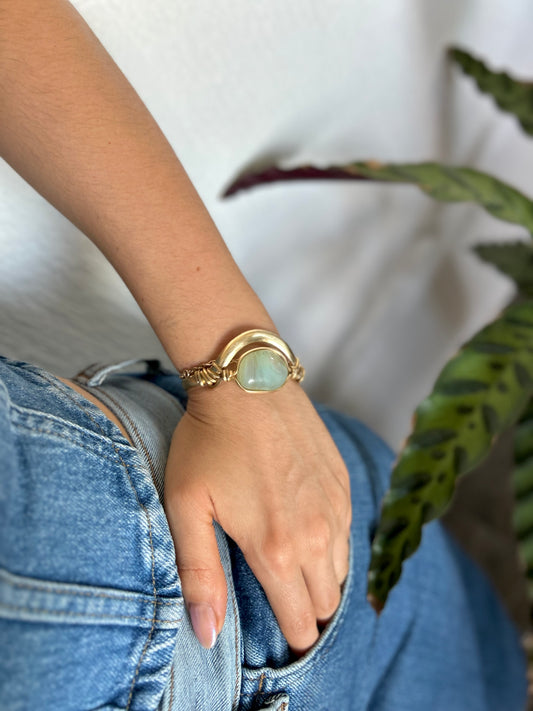 Brazalete Aguamarina