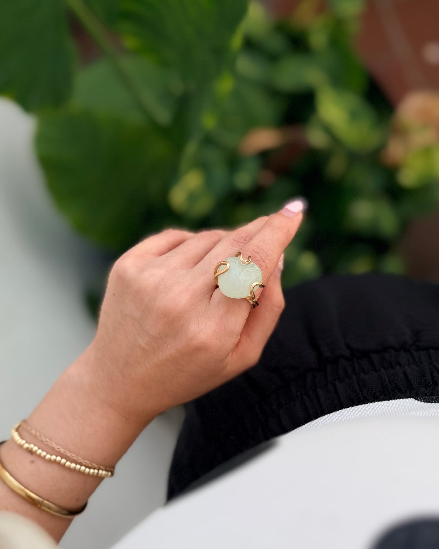 Anillo Aguamarina