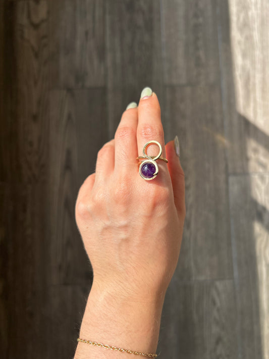 Anillo Amatista