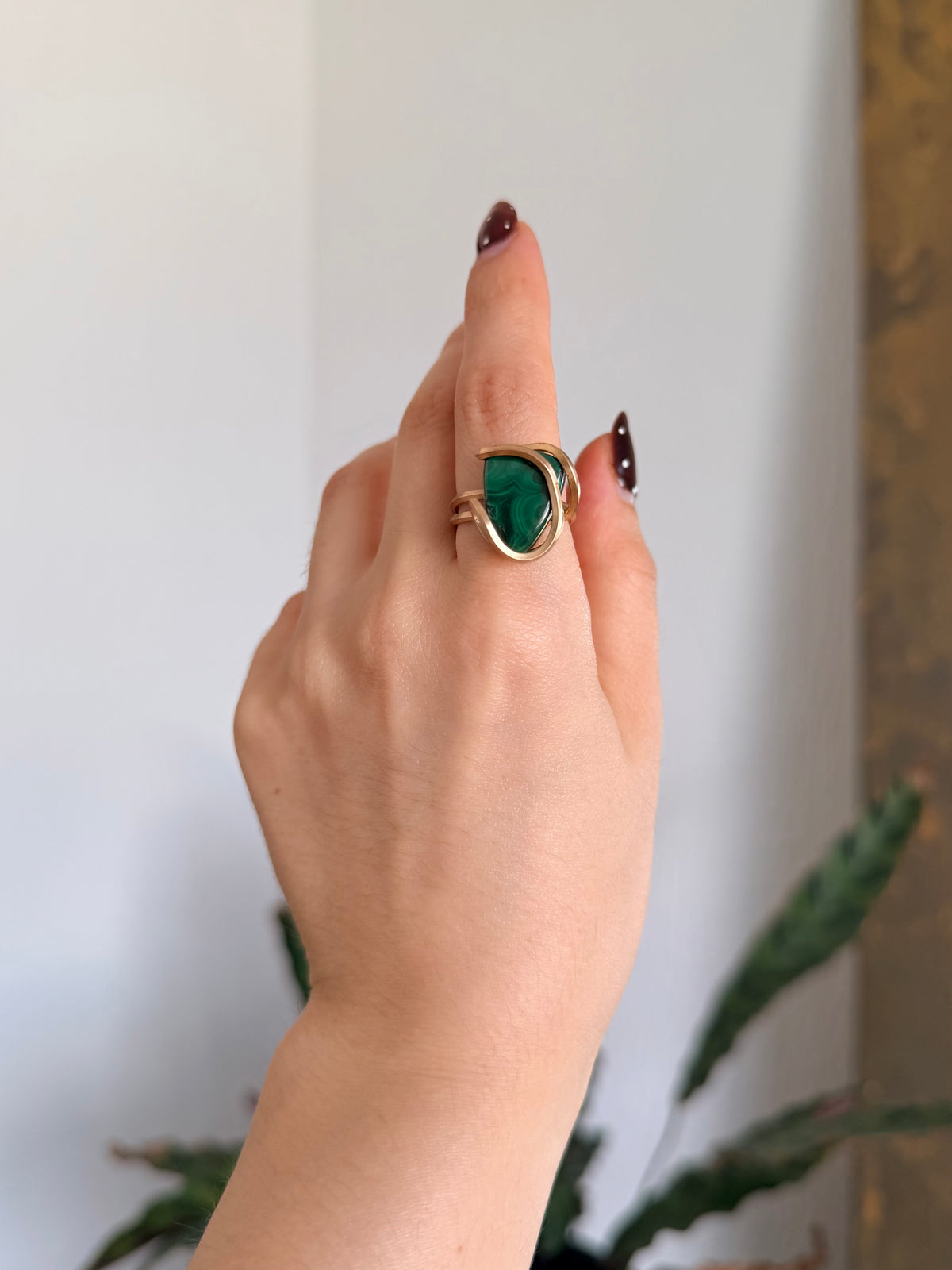 Anillo Malaquita