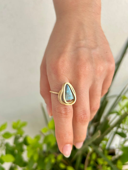 Anillo Labradorita
