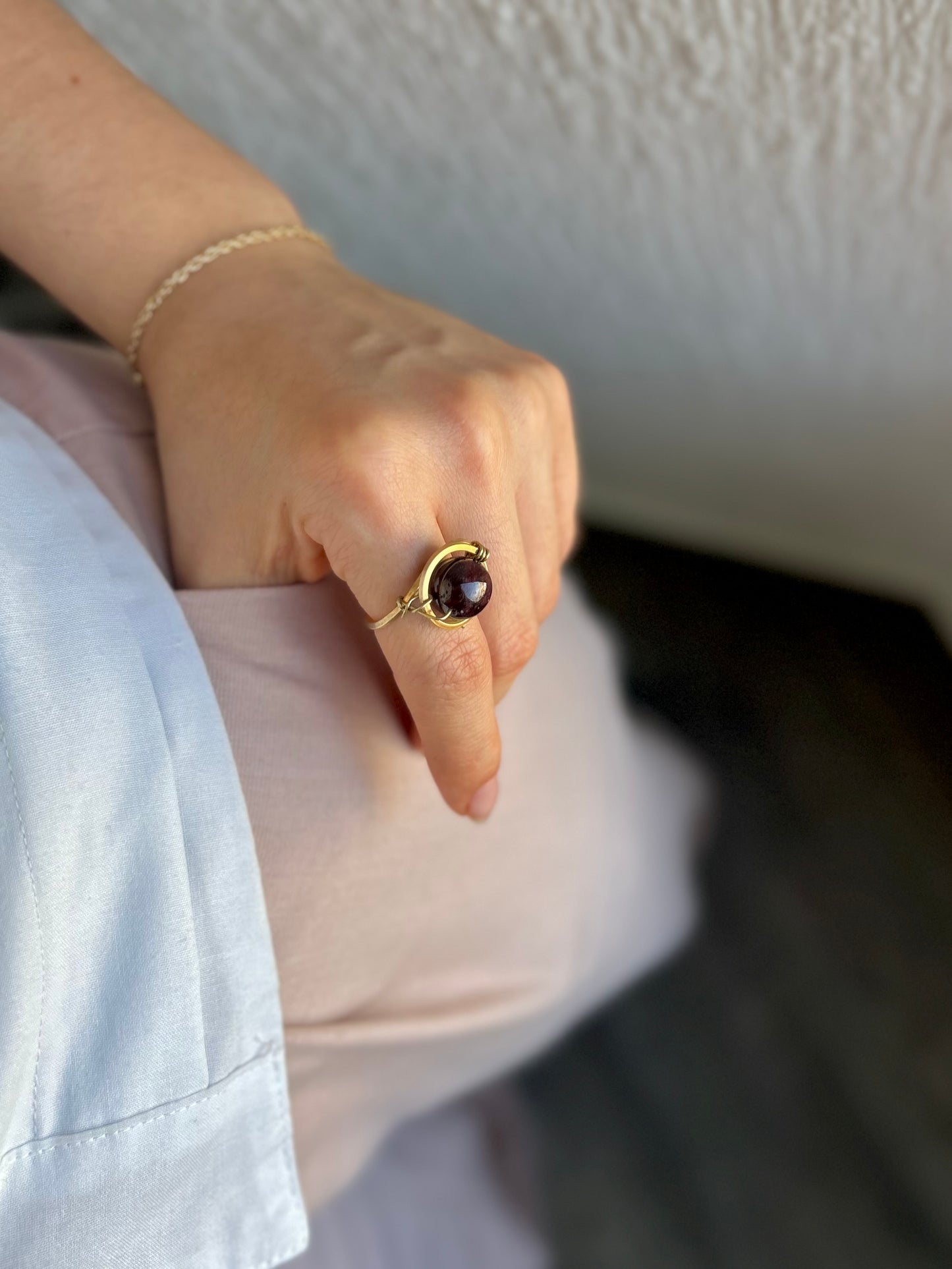 Anillo Granate