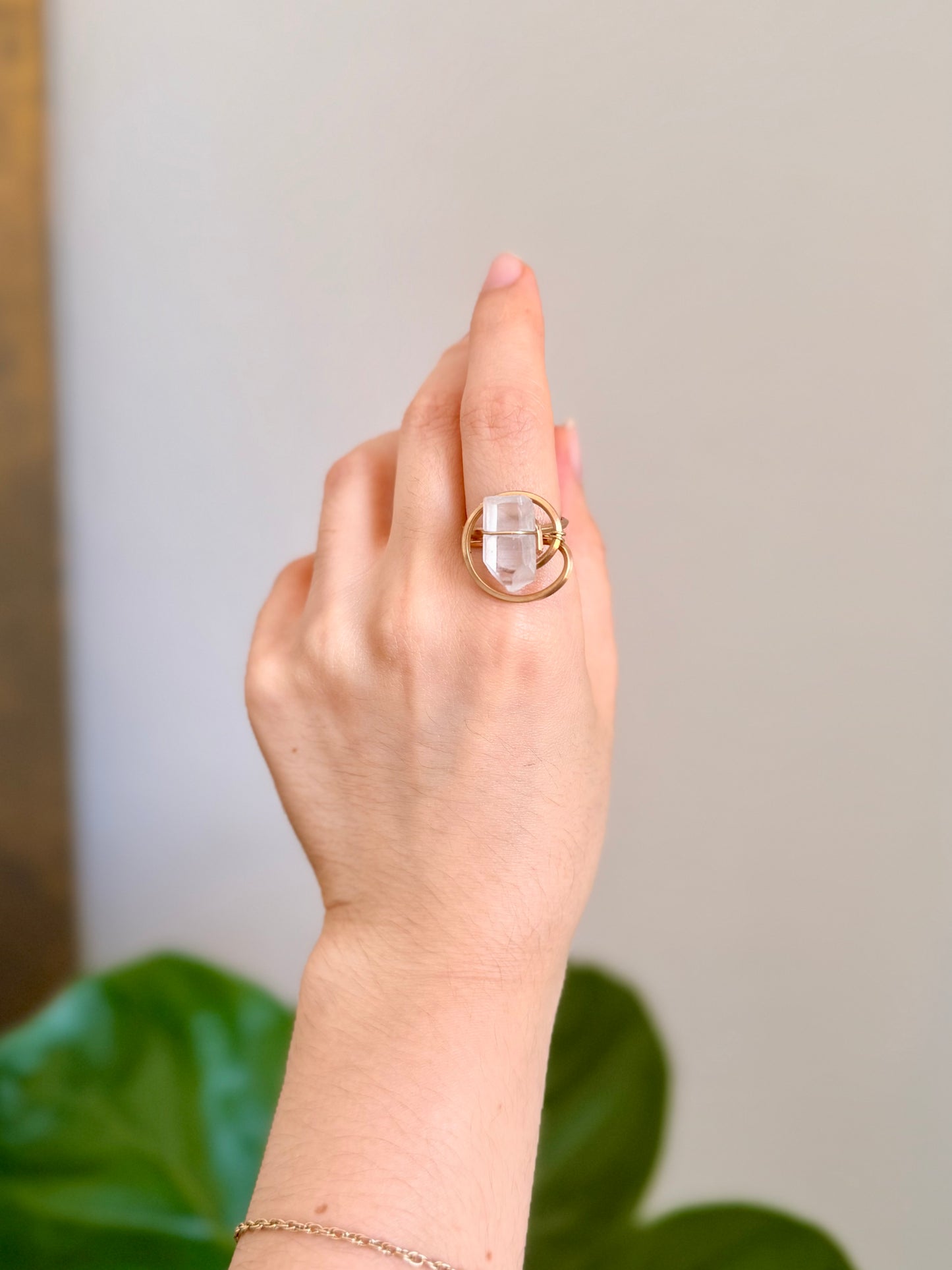 Anillo Cuarzo Transparente