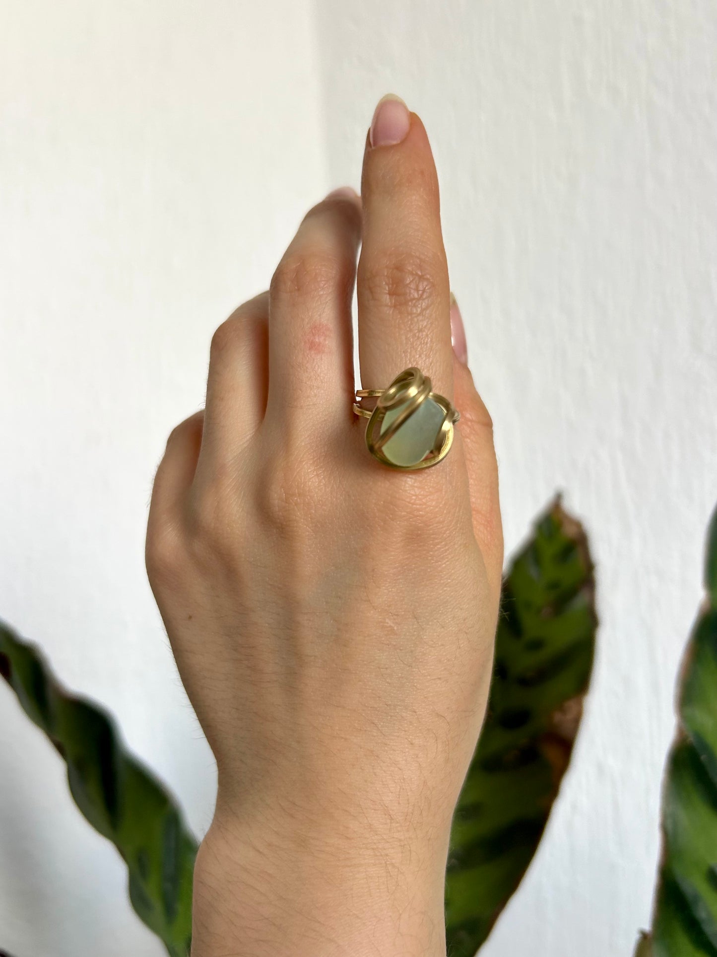 Anillo Aguamarina