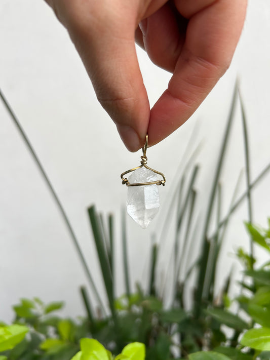 Dije Cuarzo Transparente